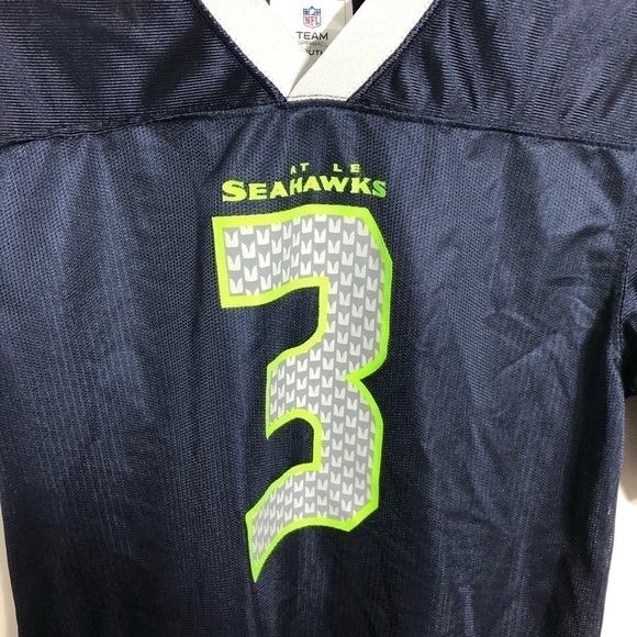 Russell Wilson Seattle Seahawks Jersey XXL Kids NFL - Picture 7 of 8